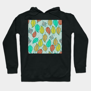 Autumn falling leaves Hoodie